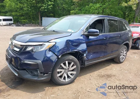 2020 Honda Pilot Awd Ex from USA, damaged, VIN 5FNYF6H37LB038897